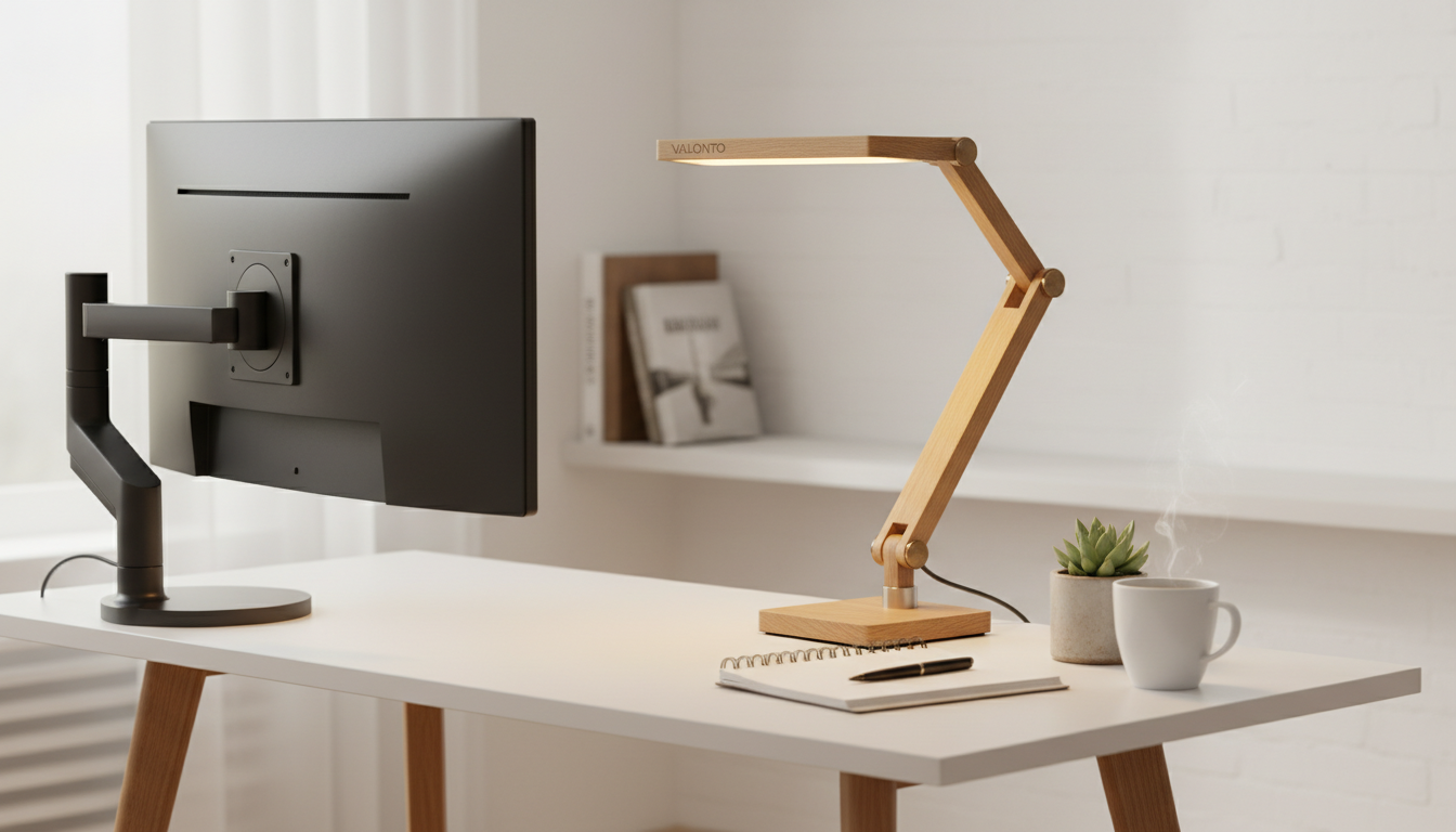 Bureau home office ergonomique Valonto — espace de travail complet